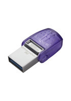 Kingston Data Traveler DTDUO3CG3 Mini Çift Taraflı USB 3.2 Type A-Type C 128 GB Flash Bellek Mor