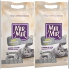 Mır Mır Kokusuz Topaklanan Kalın Taneli Aktif Karbonlu Bentonit Kedi Kumu 2x10 lt