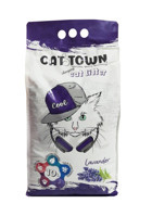 Cat Town Lavanta Kokulu Topaklanan İnce Taneli Bentonit Kedi Kumu 10 lt