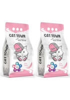 Cat Town Bebek Pudrası Kokulu Kalın Taneli Bentonit Kedi Kumu 10 lt