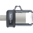SanDisk Dual Drive SDDD3-016G-G46 Mini Çift Taraflı USB 3.0 Type A-Micro USB 16 GB Flash Bellek Metal