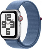 Apple Watch SE 2 2023 Cellular Apple Uyumlu WatchOS Su Geçirmez 40 mm Örgü Kordon Kare Unisex Sim Kartlı Akıllı Saat Mavi