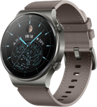 Huawei Watch GT 2 Pro Huawei LiteOS Su Geçirmez 46.7 mm Deri Kordon Daire Unisex Akıllı Saat Kahverengi