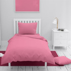 Nevresim Dünyası Pamuk Dört Mevsim 160 x 220 cm Modern Tek Kişilik Nevresim Takımı Pembe