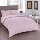 Taç Pamuk Dört Mevsim 160 x 220 cm Düz Tek Kişilik Nevresim Takımı Pembe