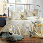 Özdilek Pamuk Polyester Kışlık 160 x 220 cm Yaprak Tek Kişilik Nevresim Takımı Sarı