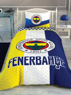 Taç Pamuk Dört Mevsim 160 x 220 cm Lastikli Taraftar Tek Kişilik Nevresim Takımı Çok Renkli