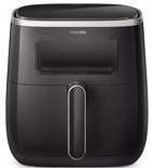 Philips 3000 Series XL HD9257/80 Airfryer 5.6 lt Tek Hazneli Izgara Yapan Yağsız Sıcak Hava Fritözü Siyah