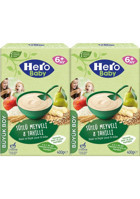 Hero Baby Tahıllı Glutensiz Meyveli Sütlü Kaşık Maması 2x400 gr