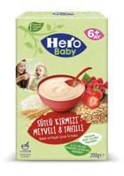 Hero Baby Tahıllı Kırmızı Meyveli Kaşık Maması 200 gr