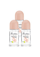 Emotion Natural Bloom Pudrasız Ter Önleyici Roll-On Kadın Deodorant 3x50 ml