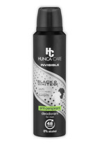 Hunca Care Invisible Black&White Pudrasız Ter Önleyici Antiperspirant Sprey Erkek Deodorant 150 ml