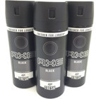Axe Black Suede Pudrasız Sprey Erkek Deodorant 3x150 ml