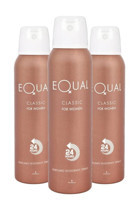 Equal Classic Pudrasız Ter Önleyici Sprey Kadın Deodorant 3x150 ml