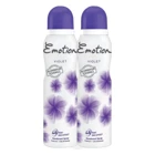 Emotion Violet Pudrasız Ter Önleyici Sprey Kadın Deodorant 2x150 ml