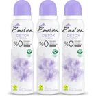 Emotion Detox Floral Pudrasız Ter Önleyici Sprey Kadın Deodorant 3x150 ml