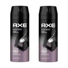 Axe Black Night Pudrasız Ter Önleyici Sprey Erkek Deodorant 2x150 ml
