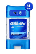 Gillette Cool Wave Pudrasız Ter Önleyici Antiperspirant Jel Erkek Deodorant 6x70 ml