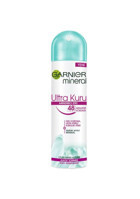 Garnier Mineral Ultra Kuru Arındırıcı Etki Pudrasız Ter Önleyici Antiperspirant Sprey Kadın Deodorant 150 ml