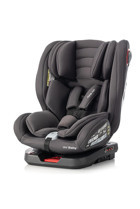 Uni Baby Cool Fix Isofixli-Emniyet Kemerli 360 Derece Dönen 0-36 kg Yatabilen Yükseklik Ayarlı Çift Yönlü Oto Koltuğu Gri