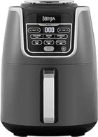 Ninja AF160Eu Airfryer 5.2 lt Tek Hazneli Izgara Yapan Led Ekranlı Yağsız Sıcak Hava Fritözü Gri