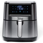 Fabcio Uno Smart Airfryer 6 lt Tek Hazneli Izgara Yapan Led Ekranlı Yağsız Sıcak Hava Fritözü Gri