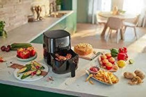 Philips Essential Airfryer 4.1 lt Tek Hazneli Izgara Yapan Led Ekranlı Yağsız Sıcak Hava Fritözü Siyah