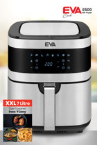 Goldmaster Eva E500 Airfryer 5.5 lt Tek Hazneli Led Ekranlı Yağsız Sıcak Hava Fritözü Gri