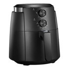 Midea Airfryer Tek Hazneli Izgara Yapan Led Ekranlı Yağsız Sıcak Hava Fritözü Siyah