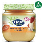 Hero Baby Tahılsız Glutensiz Meyveli Yulaflı Kavanoz Maması 6x125 gr