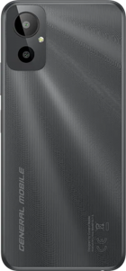 General Mobile GM 23 SE 64 GB Hafıza 4 GB Ram 6.6 inç 12 MP Çift Hatlı IPS LCD Ekran Android Akıllı Cep Telefonu Gri