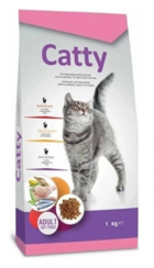Catty Tavuklu Tahıllı Yetişkin Kuru Kedi Maması 1 kg