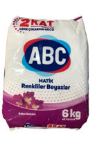 Abc Bahar Esintisi Matik Renkliler ve Beyazlar İçin 40 Yıkama Toz Deterjan 6 kg