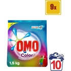 Omo Matik Renkliler İçin 90 Yıkama Toz Deterjan 9x1.5 kg