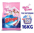 Bingo Matik Mutlu Yuvam Renkliler ve Beyazlar İçin 106 Yıkama Toz Deterjan 2x8 kg