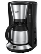 Russell Hobbs 24020-56 Paslanmaz Çelik Filtreli Termoslu 1 L Hazne Kapasiteli 8 Fincan 1100 W İnox Filtre Kahve Makinesi