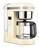Kitchenaid 5KCM1209EAC Zaman Ayarlı Plastik Filtreli Karaf 1.7 L Hazne Kapasiteli 12 Fincan Akıllı 1100 W Beyaz Filtre Kahve Makinesi