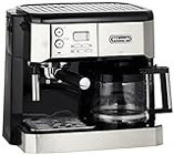 Delonghi BCO431.S Zaman Ayarlı Plastik Filtreli Karaf 1.2 L Hazne Kapasiteli 10 Fincan Süt Köpürtücülü Akıllı 1750 W İnox Filtre Kahve Makinesi