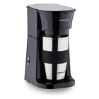 Korkmaz A5575 Elektra Midi Plastik Filtreli Termoslu 0.35 L Hazne Kapasiteli 1 Fincan 750 W Siyah Filtre Kahve Makinesi