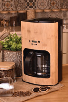 Bambum Natura Metal Filtreli Karaf 1000 W Kahverengi Filtre Kahve Makinesi