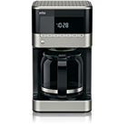 Braun KF7120BK Zaman Ayarlı Plastik Filtreli Karaf 1.25 L Hazne Kapasiteli 10 Fincan Akıllı 1100 W Siyah Filtre Kahve Makinesi