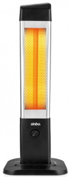 Sinbo SFH-3394 2000 Watt Duvar Tipi Infrared Isıtıcı Siyah