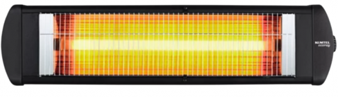 Kumtel EX-25 Ecoray 2500 Watt Duvar Tipi Infrared Isıtıcı Siyah