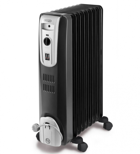 Delonghi KH770920B 2500 Watt 9 Dilimli Ayaklı Yağlı Radyatör Isıtıcı Siyah