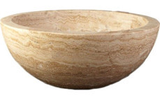 Mym Traverten Yuvarlak Lavabo