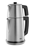 Goldmaster IN 6127 Demmaster Otomatik Çelik Demlikli 2200 W Işıklı Çelik Gövdeli Gri Retro Çay Makinesi