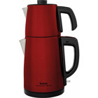 Tefal BJ5095 Tea Expert Deluxe Otomatik Çelik Demlikli 1650 W Işıklı Çelik Gövdeli Kırmızı Retro Çay Makinesi