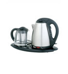 Fakir Teapot Otomatik Çelik Demlikli 1600 W Işıklı Çelik Gövdeli Gri Retro Çay Makinesi