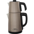 Tefal Tea Expert Deluxe Otomatik Çelik Demlikli 1650 W Işıklı Çelik Gövdeli Şampanya Retro Çay Makinesi