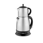 Sinbo STM 5400 Otomatik Çelik Demlikli 2000 W Işıklı Çelik Gövdeli İnox Retro Çay Makinesi